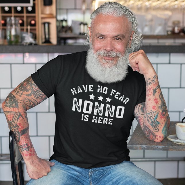 T-shirt N'Ai Pas Peur Nonno Est Ici Amusant Grand-Père Ita (Have No Fear Nonno Is Here Funny Italian Grandpa T-Shirt
)