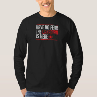 T-shirt N'Ai Pas Peur Que Le Canadien Est Là Mille Feuille