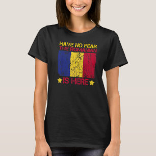 T-shirt N'Ai Pas Peur Que Le Roumain Est Ici Citation Pour