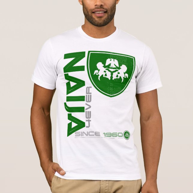 T-shirt naija 4ever (Devant)