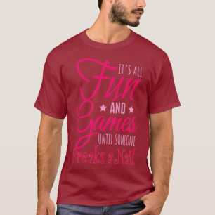 T-shirt Nailist Gift Drôle Dire Nail Tech Salon Artiste