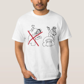 T-shirt N'aimez pas l'hippopotame