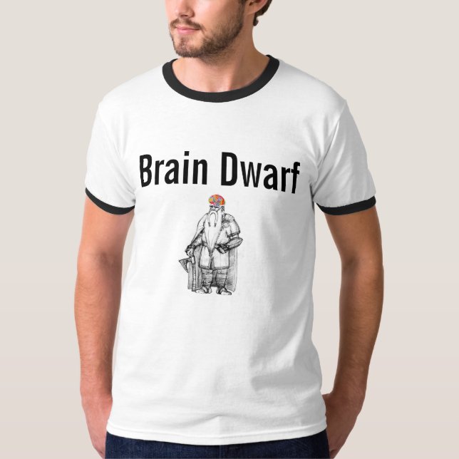 T-shirt Nain de cerveau (Devant)