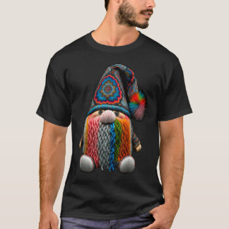T-shirt Nain de jardin hippie super Gnome de jardin groovy