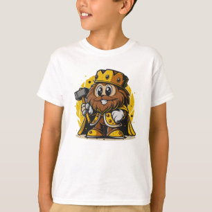 T-shirt Nain drôle roi