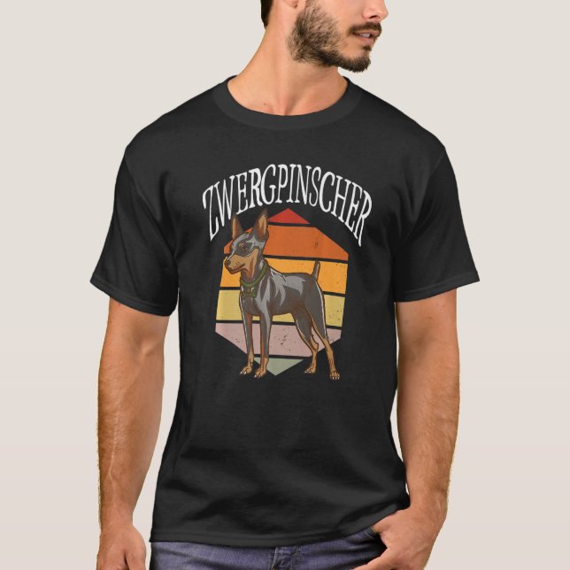 T-shirt Nain Pinscher - Identification de Chien - Amateur  (Devant)