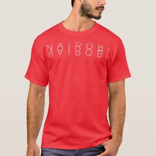 T-shirt Nairobi Réflexions Kenya Word Art Souvenir 