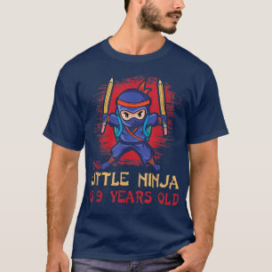 T-shirt Naissance Âgé de 9 ans Samouraï Japon Japonais