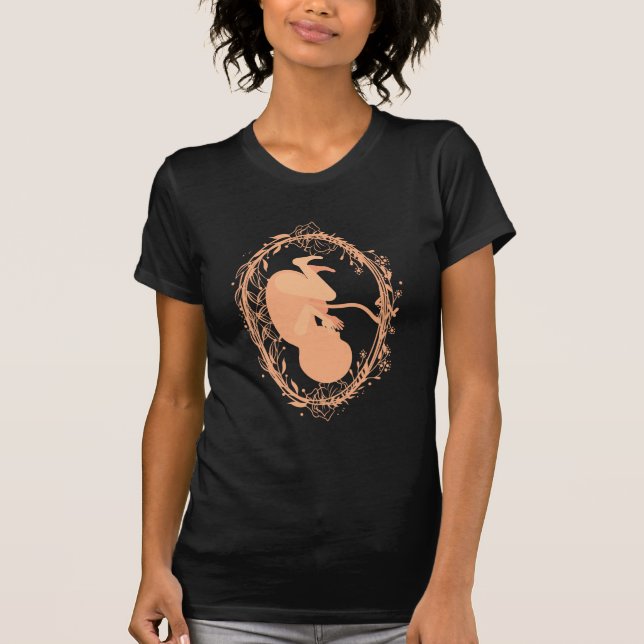 T-shirt Naissance de Doula Baby Pregnant Floral Doula Midw (Devant)