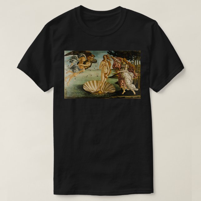 T-shirt Naissance de Venus Sandro Botticelli Art (Design devant)