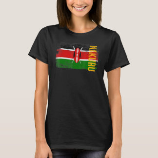 T-shirt Nakuru Kenya Drapeau Pour Kenyans Hommes Femmes En