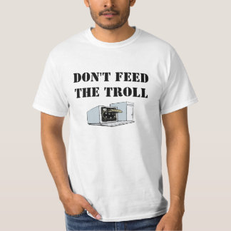 T-shirt N'alimentez pas la chemise de Troll