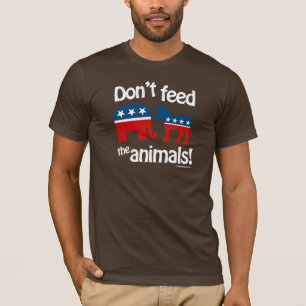 T-shirt N'alimentez pas les animaux