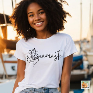 T-shirt namaste don spirituel méditation yogi fille
