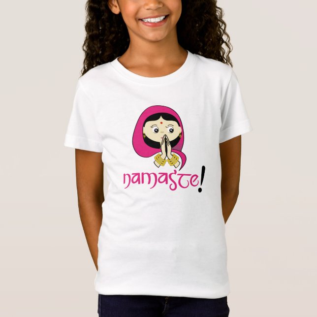 T-Shirt Namaste ! (Fille) (Devant)