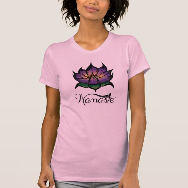 T-shirt Namaste Lotus (Devant)