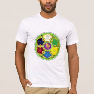 T-shirt Namaste Mandala - vert
