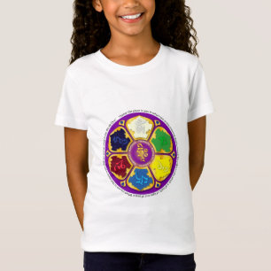 T-Shirt Namaste Mandala - violet