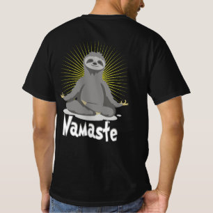 T-shirt Namaste Méditant Parcours De Yoga