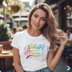 T-shirt Namaste Méditation spirituelle moderne Yoga T-sh