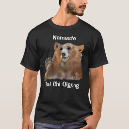 T-shirt Namaste Tai Chi Qigong Bear