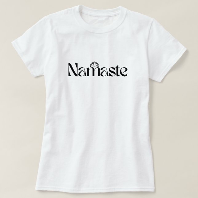 T-shirt Namaste yoga (Design devant)