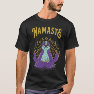 T-shirt Namaste Yoga de la paresse Méditation et Graphism