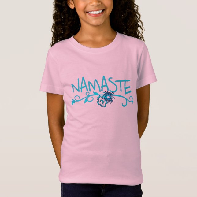 T-Shirt Namaste Yoga T Shirt pour les enfants (Devant)