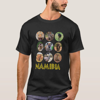 T-shirt Namibie Animaux Africains Faune Et Nature