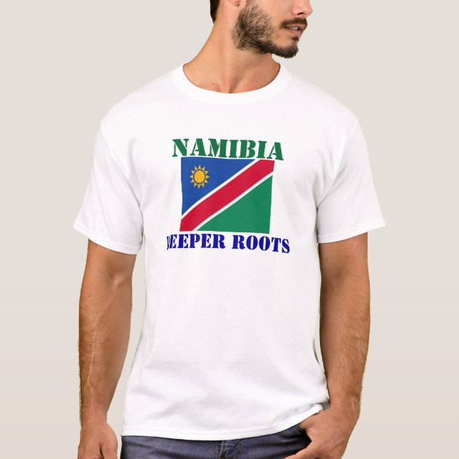 T-shirt Namibie - racines profondes (Devant)
