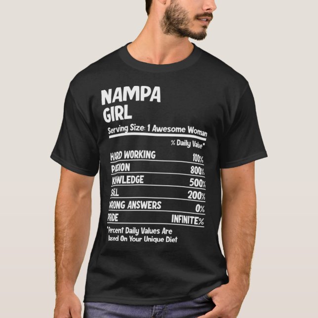 T-shirt Nampa Girl (Devant)