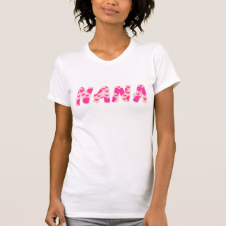 T-shirt Nana avec coeur rose chaud à l'intérieur du Tee fé