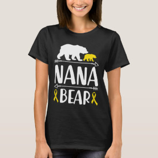 T-shirt Nana Bear Grandma De Sensibilisation Au Cancer Che