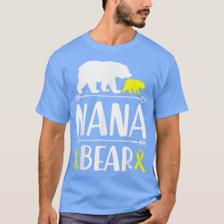 T-shirt Nana Bear Grandma De Sensibilisation Au Cancer Che