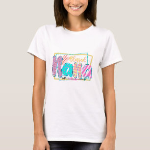 T-shirt Nana bénie personnalisée avec les noms des petits-