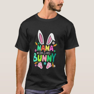 T-shirt Nana Bunny drôle de jour de Pâques famille apparie