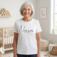 Nana Classique EST Année Script Famille Simple
