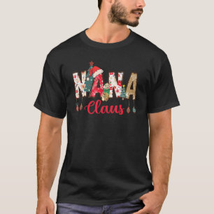 T-shirt Nana Claus Famille de Noël Correspondances Noël Lu