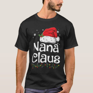 T-shirt Nana Claus Pajamas Santa
