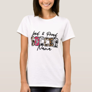T-shirt Nana De Football Fort Et Fière