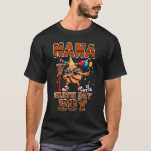 T-shirt Nana De L'Anniversaire Baller Basketball Partie Th