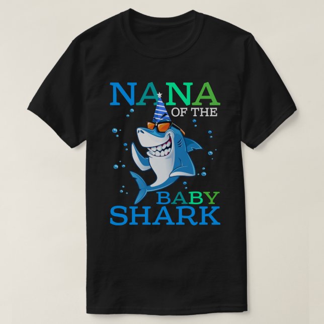 T-shirt NANA Du Bébé Shark Birthday Brother Shark Shir (Design devant)