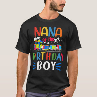 T-shirt Nana du garçon d'anniversaire Famille amoureuse de