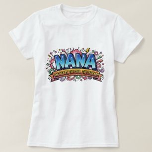 T-shirt Nana Le Cœur L'Âme La Légende Comic Pop Art