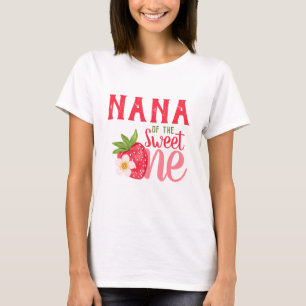 T-shirt Nana Of Sweet One Strawberry 1er anniversaire fête