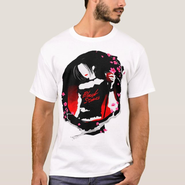 T-shirt Nana Osaki Pierres Noires Manga Anime (Devant)