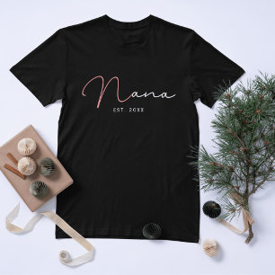 T-shirt Nana personnalisée - Grand-mère depuis 20XX