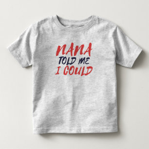 T-shirt Nana Toddler Fine Jersey