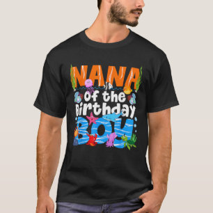 T-shirt Nana Under Sea Anniversaire de fête Boys Ocean Sea