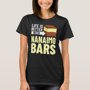 T-shirt Nanaimo Bar Canada Mélangez le dessert canadien